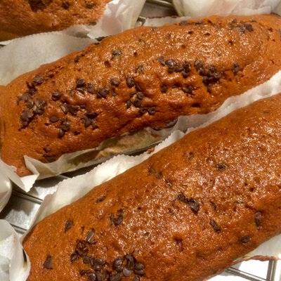 Pain d'épices aux pépites de chocolat noir