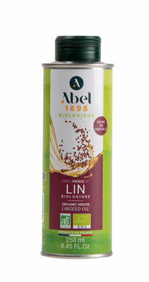 Huile de lin bio bidon métal 250 ml