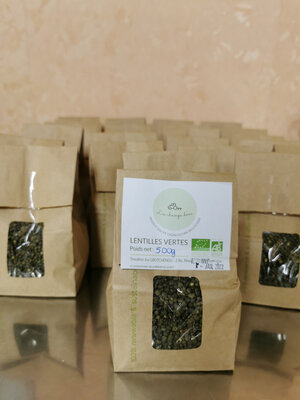 Lentilles vertes bio 500g