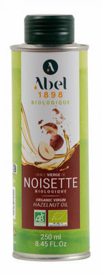 Huile de noisette bio bidon métal 250 ml