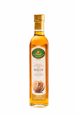 Huile de noix vierge 500 ml bouteille verre