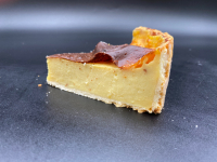 Part de flan pâtissier