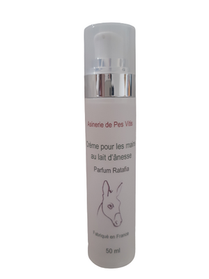 Lait bêtise d'ânesse crème pour les mains