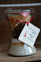 Riz au lait orange raisin