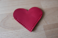 Marque page coeur rouge 2