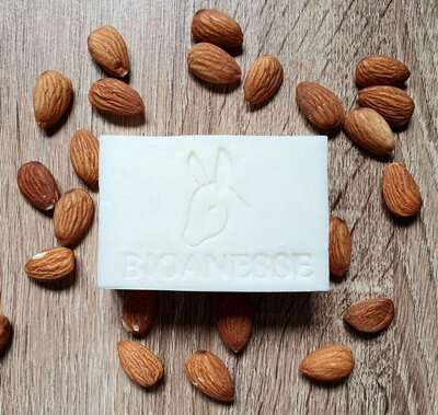 Savon amande douce au lait d'ânesse bio 100g