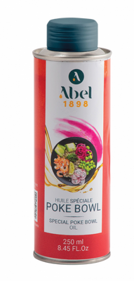 Huile poke bowl 250 ml bidon métal