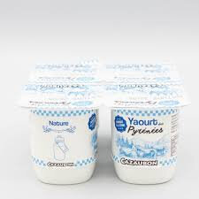 4 yaourts natures de 125g