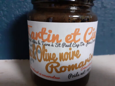 Crème olives noires- romarin