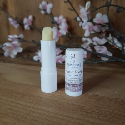 Baume à lèvres, lait d'ânesse bio, karité 4ml