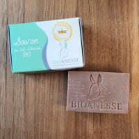 Savon vanille au lait d'ânesse bio (100g)