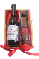 Coffret chocolat et socca bièra