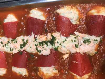 Piquillos au saumon
