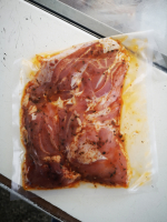 Cuisse de poulet désossée marinée barbecue