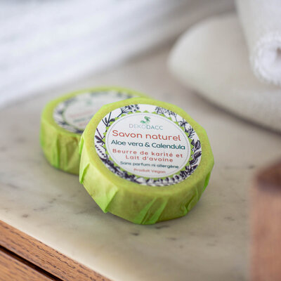 Savon neutre aloe vera, calendula & avoine