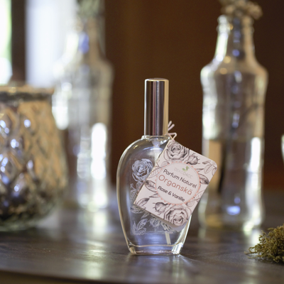 Parfum naturel organskä rose et vanille
