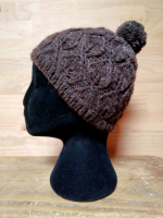 Bonnet feuilles brungé t. 53-56