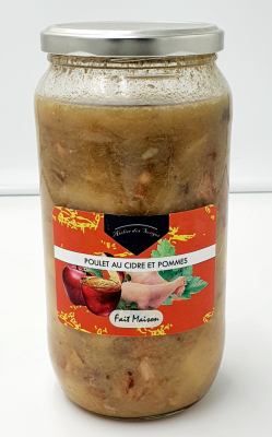 Poulet au cidre et pommes(et pommes de terre)