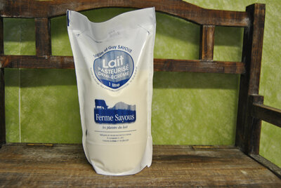 1l de lait pasteurisé demi écrémé