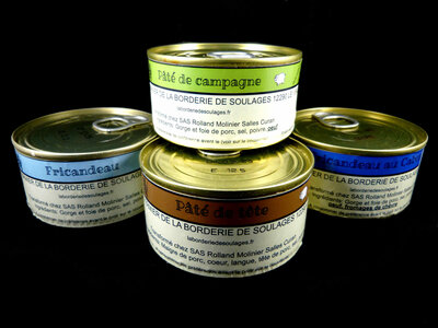 * lot de pâté pur porc