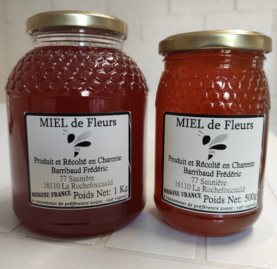 Miel récolté en aout