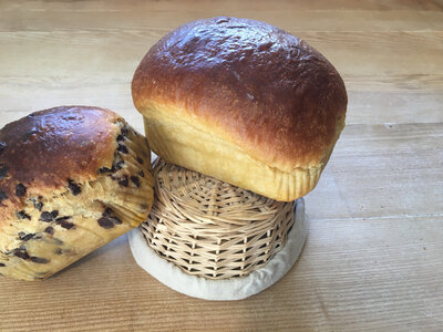 Brioche choco bio à la fleur d'oranger