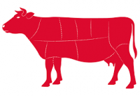 Colis viande vache avec saucisses/haché 7 kg