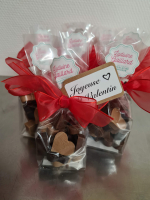 Les 3 petits coeurs en chocolat