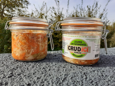 Kimchi lactofermenté non pasteurisé