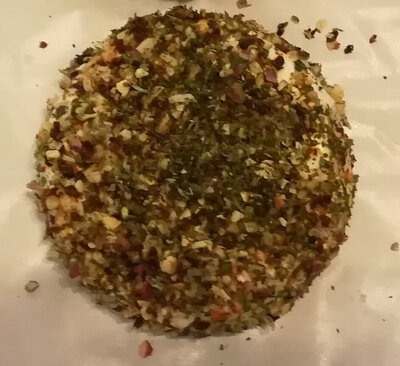 Fromage de chèvre enrobé echalote fines herbe
