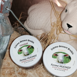 Lot de 2 crèmes dessert brebis