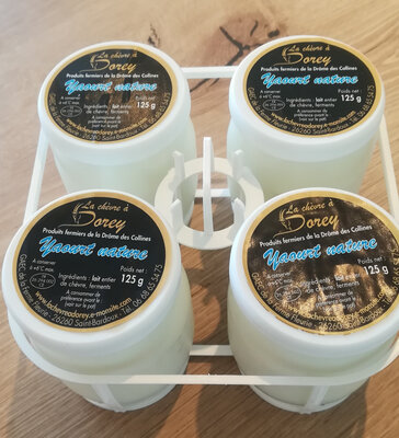 -yaourts nature au lait de chèvre