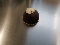 Dôme vanille/chocolat/caramel