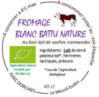Le fromage blanc battu nature