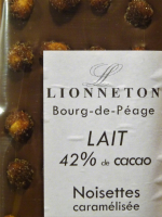 Tablette au lait 42% noisettes caramélisées
