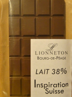 Tablette lait 38% inspiration suisse