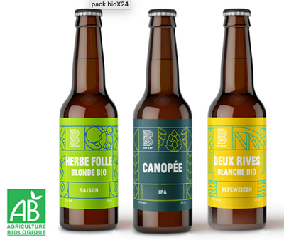 Pack de 6 bières bios bapbap