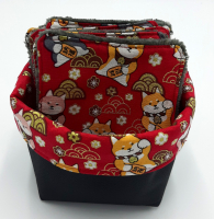 10 lingettes lavables bambou + panière