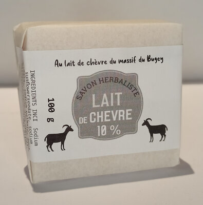 Savon surgras au lait de chèvre du bugey