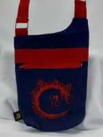 Sacoche bandoulière bop brodé cheval stylisé