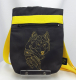 Sacoche bandoulière bop brodé loup - image 2