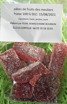Pâte de fruit fraise