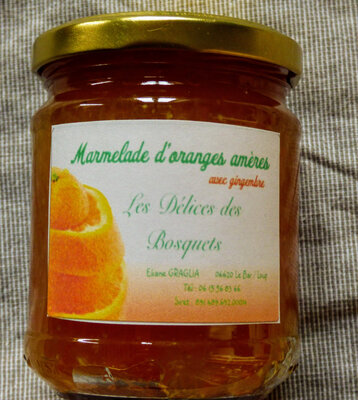 Marmelade d'oranges amères et gingembre