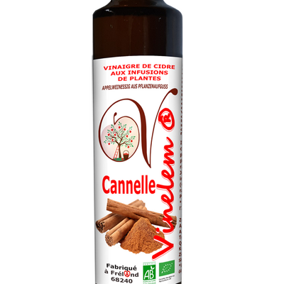 Vinaigre de cidre cannelle 500 ml
