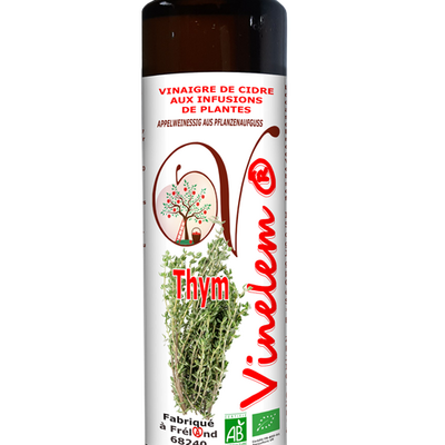Vinaigre de cidre thym 500 ml