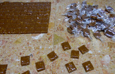 Caramels tendres aux noix