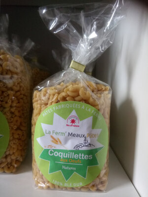 Coquillettes natures aux oeufs 250g