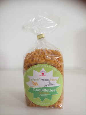 Coquillettes à la carotte et aux oeufs 250g