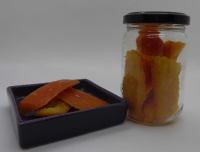 Ecorces d'orange confites