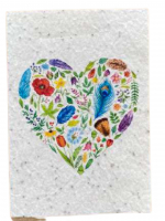 Carte à planter 'coeur'